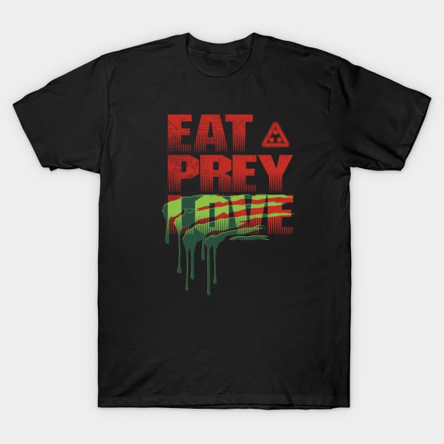 Eat Prey Love T-Shirt by dann